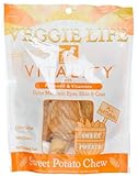 IMAGE OF Dogswell Veggie Life Vitality Sweet Potato Chew Treats for All Dogs, 5-Ounce Pouches (Pack of 6)
