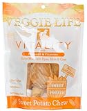 Dogswell Veggie Life Vitality Sweet Potato Chew Treats for All Dogs, 5-Ounce Pouches (Pack of 6)