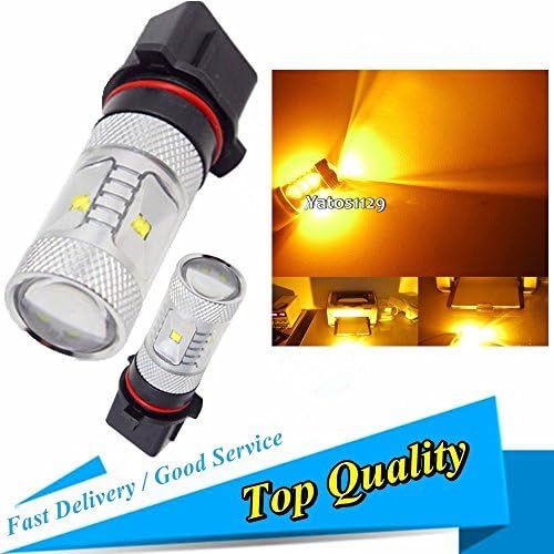 2Pcs Amber P13W 30W Cree High Power Light LED Bulbs 6000k DRL For AUDI CAMARO