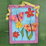 Metal Rustic Handmade Flutter Butterfly Wall Art - 60525