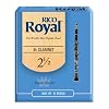 Rico Royal Bb Clarinet Reeds, Strength 2.5, 10-pack