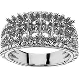 14K White Gold Diamond Ring - 0.37 Ct.