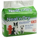 Iris NS-50W Neat 'n Dry Floor Protection and Training Pet Pads, Regular, 50 Pads