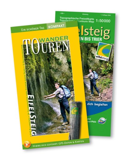 EifelSteig Top-Set Buch+Karte: Buch WanderTOUREN-Kompakt und offizielle Wanderkarte des LVermGeo. Erlebnis-Wandern von den sch&ouml;nsten Seiten. 16 ... Trier und 12 Erlebnisschleifen mit GPS-Daten