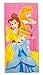 Disney Exclusive Princess Beach Towel with Aurora, Belle and Cinderella - 30'' W x 60'' L