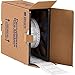 Brady 2HX-750-2.3-WT-2, 0.75" Dia.x1" HX Heat Shrink Double Sided Wire Marking Sleeve, 1 Roll of 500 pcs