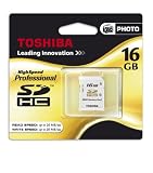 Produkt-Bild: Toshiba 16 GB SDHC High Speed PROFESSIONAL CLASS 10, SLC, Secure Digital High Capacity Speicherkarte inkl. Case