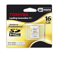 Toshiba 16 GB SDHC High Speed PROFESSIONAL CLASS 10, SLC, Secure Digital High Capacity Speicherkarte inkl. Case