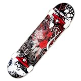 Punisher Skateboards Rose Complete 31-Inch Skateboard with Canadian Maple