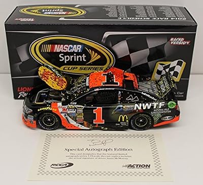 Jamie McMurray Auto'd 2014 Bass Pro Shops All Star Win 1:24 Nascar Diecast