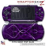 Abstract 01 Purple WraptorSkinz Skin and Screen Protector Kit fits Sony PSP ....