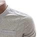 Doublju Mens Casual Button Henley Shirts GRAY Asian L (AT118)