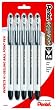 Pentel R.S.V.P. Ballpoint Pen, Medium Line, Black Ink, 5 Pack  (BK91BP5A)