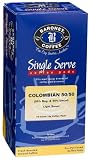 Baronet Coffee 50/50 Regular And Decaf 100% Colombian Coffee Pods, 18-Count  Boxes (Pack of 4)