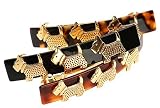 France Luxe 3 Gold Scotties on Barrette