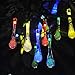 20LED Multi-colored Solar Outdoor Decorative String Lights - Waterproof Patio String Lights - Best Fairy String Lights