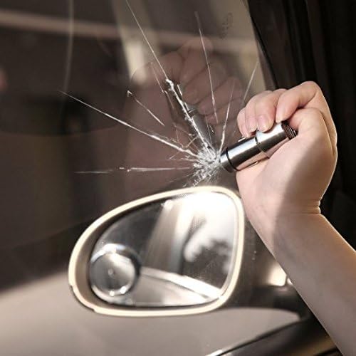Car Charger&Safety Hammer,YoSuKii 2-in-1 Emergency Tool Window Breaker Life Escape Hammer Dual USB Port Charger Compatible with all Cars and iPhone & Android phones and tablets(Red)