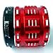 Portable bluetooth speakers,Wireless Bluetooth speakers by Kcrtek with 3 Year Warranty, Built in Hands Free Microphone and Rechargable Battery Support Tf Function Works for Iphone, Ipad Mini, Ipad 4/3/2, Itouch, Blackberry, Nexus, Samsung and Other Smart Phones and Mp3 Players Red Color