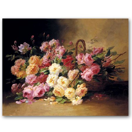Basket of Roses - Masterpiece Jigsaw Puzzle 500pc