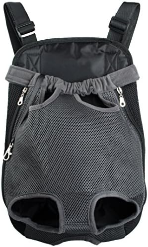 Wisspet Mesh Comfortable Pet Dog Legs Out Front Backpack/ Pet Carrier/Bag (Large)