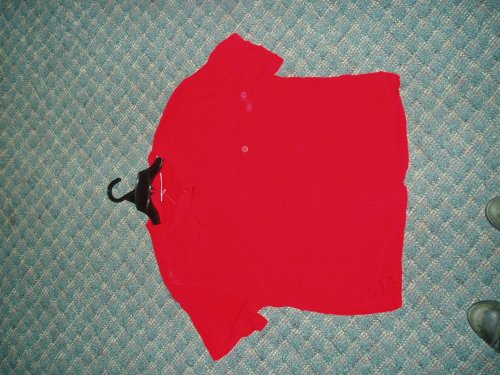 Med Red Blouse