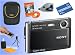 Sony DSC-T70 (Black) Digital Camera Kit 1GB Pro DUO + Reader + Case + Screen Guard + Mini Tripod & More!