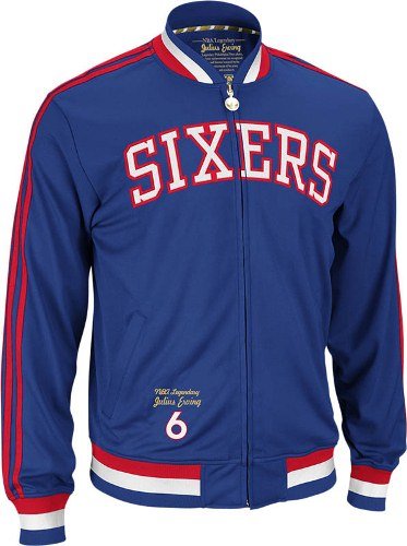 Adidas Philadelphia 76Ers Julius Erving Legendary Track Jacket Large