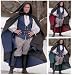 *Twill Cloak - Navy (Rev. to Blk)