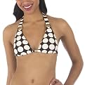 Mossimo&reg; Black Giraffe Triangle Dot Swim Top - Brown
