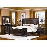 Wynwood 1749-93Q2 / 1749-93K2 Windsor Manor Mansion Bedroom Set in Antique  ....