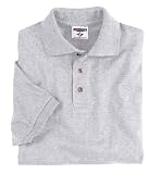 Jerzees Adult 6 oz. 100% Cotton Jersey Men's Golf Shirt (XL / BIRCH)