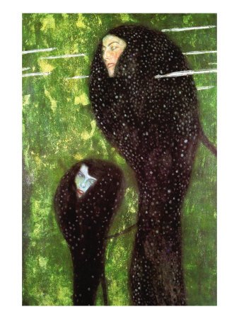 Mermaids Premium Poster Print by Gustav Klimt, 12x16