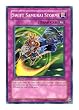 2007 Strike of Neos Unlimited STON58 Swift Samurai Storm! / Single YuGiOh! Card in Protective Sleeve