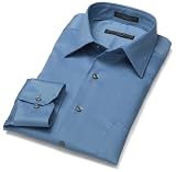 Geoffrey Beene Men's Long Sleeve Wrinkle Free Fitted Stretch Solid Shirt