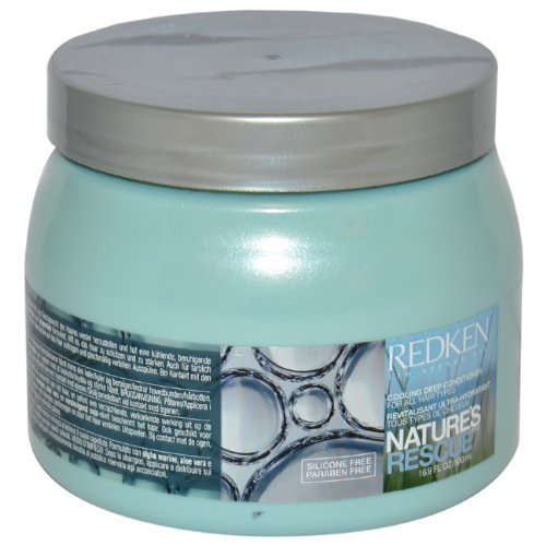 Redken Nature's Rescue Cooling Deep Conditioner for Unisex, 16.9 Ounce