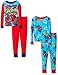 Nickelodeon Toddler Boys' Blaze 4-Piece Cotton Pajama Set