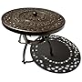 Strathwood St. Thomas Cast Aluminum Side Table with Ice Bucket