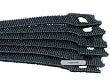6 in Velcro Hook & Loop Fastening Cable Tie 50/Pack - Black