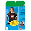 Sigel IP653 InkJet-Transferfolien f�r T-Shirts, wei�, dunkle Textilien, inkl. 6 Blatt B�gelpapier, polymerbeschichtetes Papier, 250 �m, A4, 6 BL