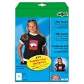Sigel IP653 InkJet-Transferfolien f�r T-Shirts, wei�, dunkle Textilien, inkl. 6 Blatt B�gelpapier, polymerbeschichtetes Papier, 250 �m, A4, 6 BL