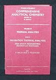 Wilson and Wilson's Comprehensive analytical chemistry
