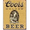 COORS Golden Vintage Tin Sign , 12x16