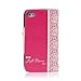 ABC Hot Pink Fashion Girl Woman Fresh Sweet Cute Flip Wallet Leather Case Cover for Iphone 4 4s 4g
