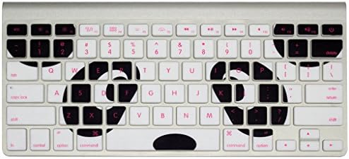 Luoful - Cute Animals Series US Layout Keyboard Cover Silicone Skin for MacBook Pro 13" 15"17" (with or w/out Retina Display) iMac and MacBook Air 13" and iMac Wireless Keyboard - Panda
