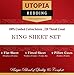 Cotton Sateen King Bed-Sheet-Set White - 4 Piece Bedding Set, Flat Sheet, Fitted Sheet and 2 Pillow Cases - by Utopia Bedding (King, White)