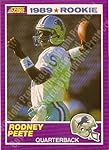 1989 Score #431 Rodney Peete Detroil Lions 