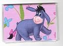 Debit Check Card Gift Card Drivers License Holder Made with Disney Eeyore Pink Fabric
