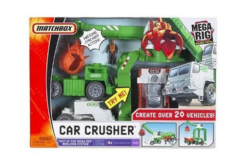 Click to see more detail Matchbox Mega Rig Car Crusher Building System,cheap Matchbox Mega Rig Car Crusher Building System