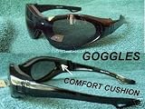 New Black Frame & Lens Goggles With Arms Ski Snowboard Goggle