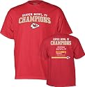 Kansas City Chiefs -Red- Super Bowl IV Champions Commemorative T-Shirt